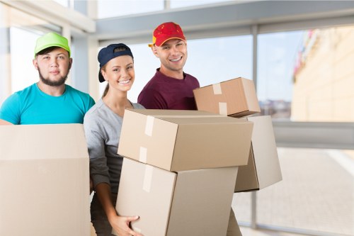 Removal van service supporting a flat or house move in Sutton