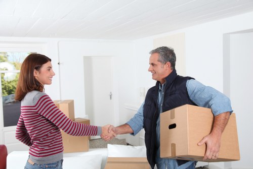 Moving van access and parking considerations for Sutton office premises