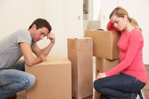 Local removal van prepared for a Sutton property move