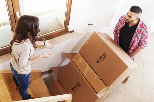 Preparation checklist and office equipment ready for a Sutton relocation