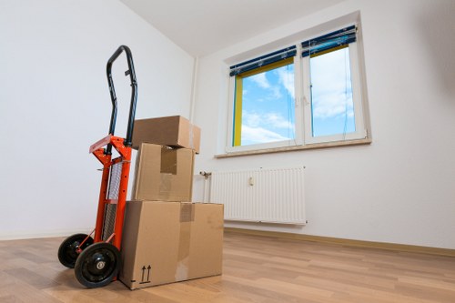 Loading furniture for a Sutton man and van job
