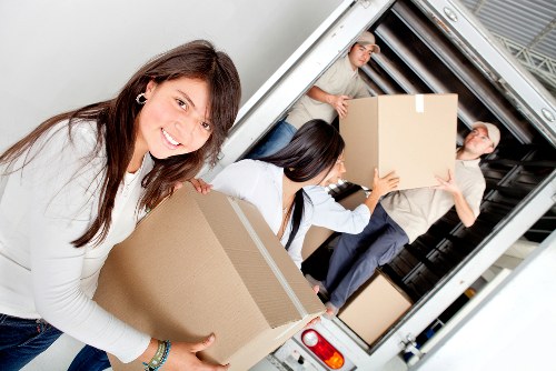 Careful handling of boxes and furniture during a Sutton house move