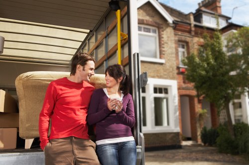 Man with a van supporting a flat move in Sutton